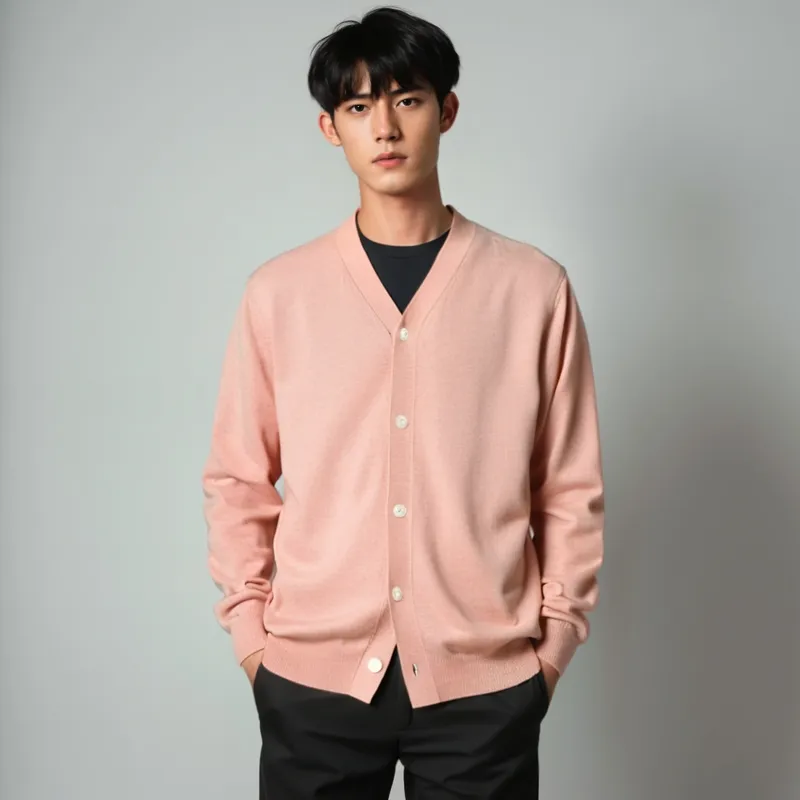 CDG Play Sweater Unisex Light Pink-2