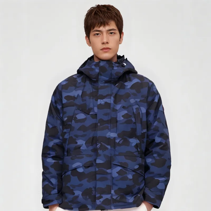 Bape Color Camo Shark Snowboard Jacket-7