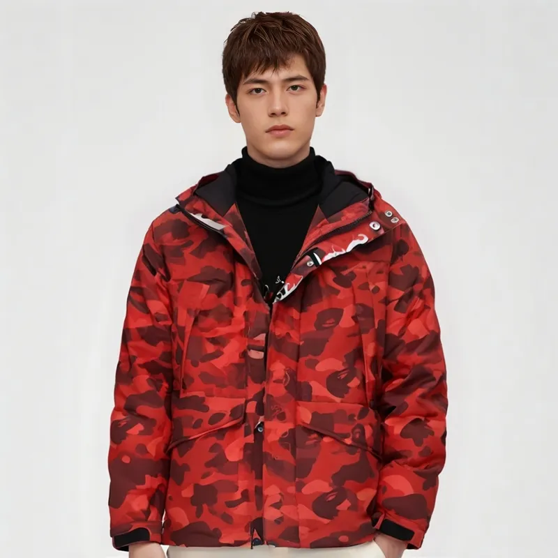 Bape Color Camo Shark Snowboard Jacket-3