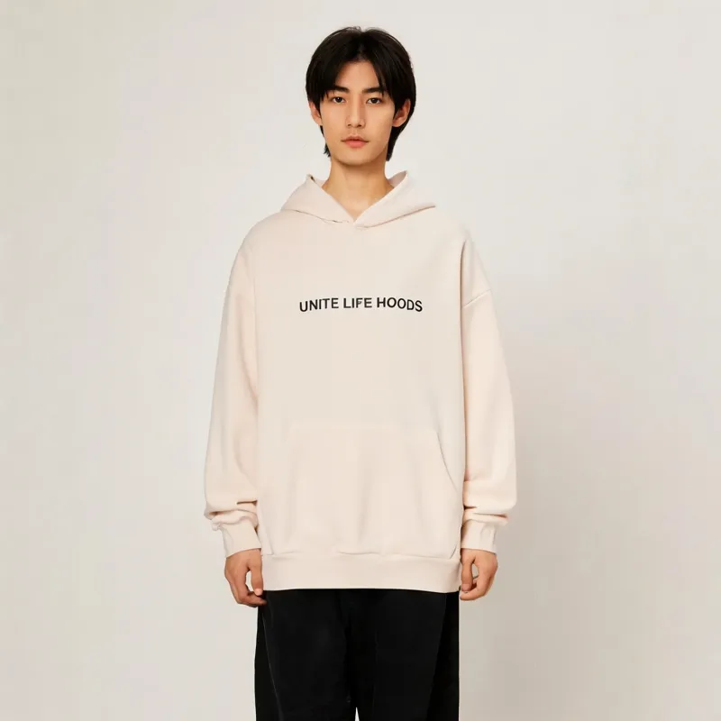 Unite Life HOODS Sweatshirt Unisex Black-30