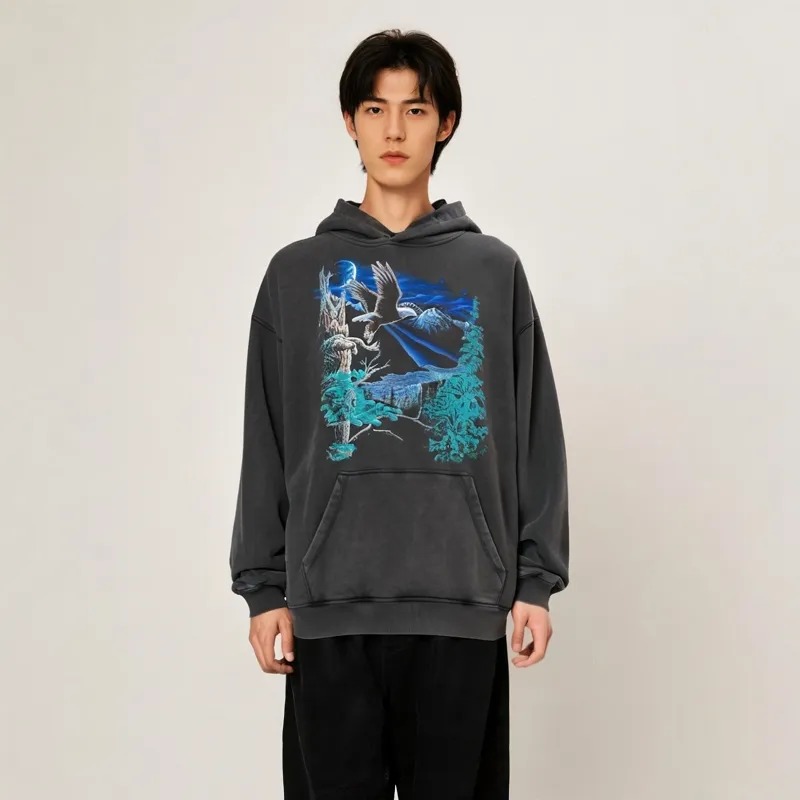 HOLZWEILER Logo-print Cotton Hoddie-2