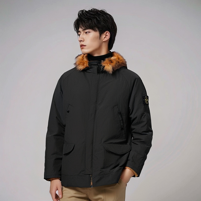Supreme Stone Island Formula Steel Reversible Faux Fur Parka Supreme Stone Island Formula Steel Reversible Faux Fur Parka
