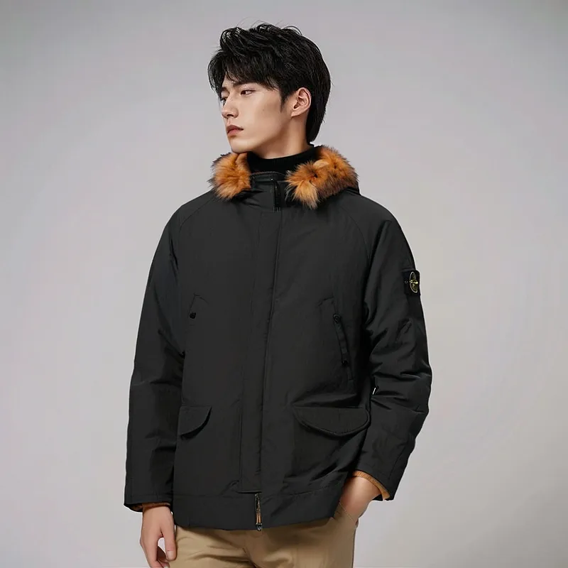 Supreme X Stone Island Formula Steel Reversible Faux Fur Parka-4