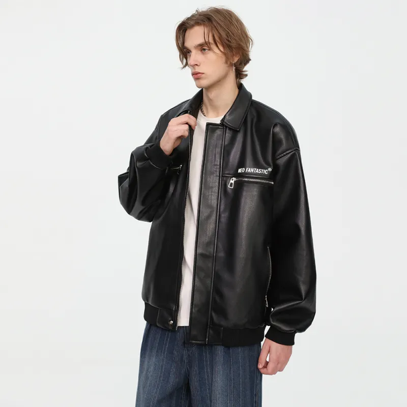NEO FANTASTIC Leather Jackets Unisex-5