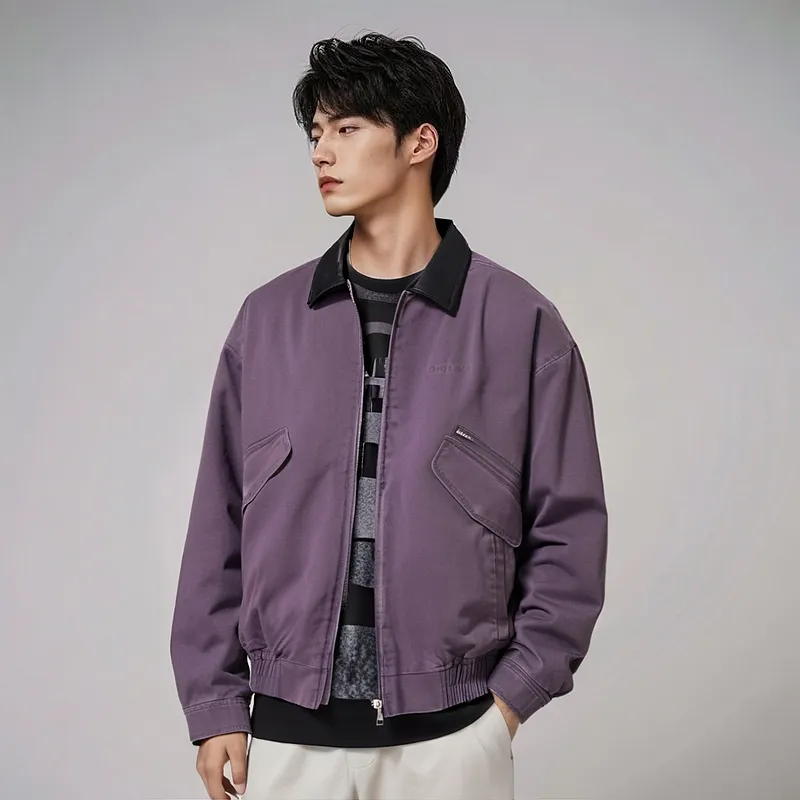 Supreme Leather Collar Utility Jacket FW24-12