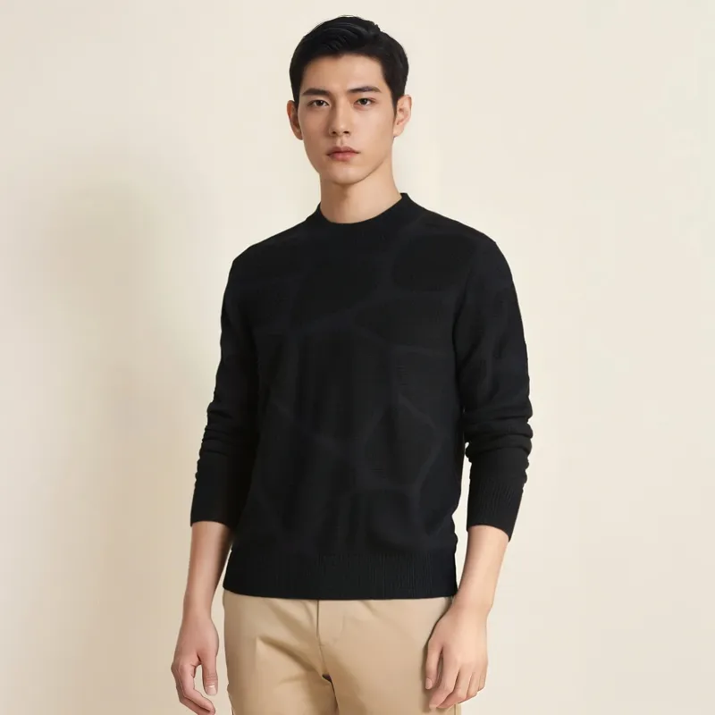 ANDREW MACKENZIE Sweater Men's Black-2