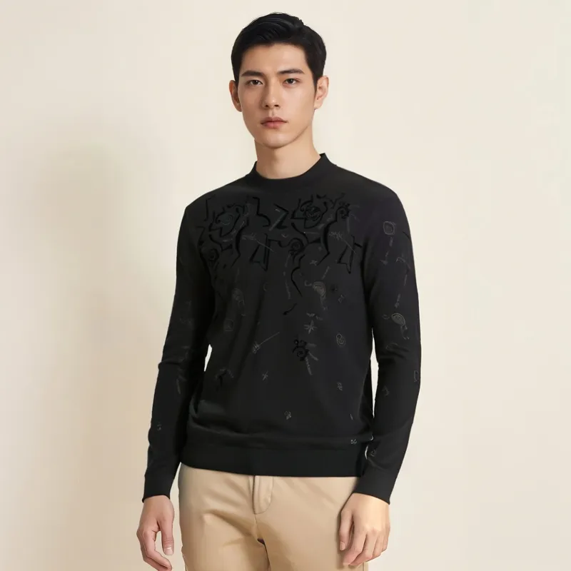 ANDREW MACKENZIE Sweater Men's Black-2
