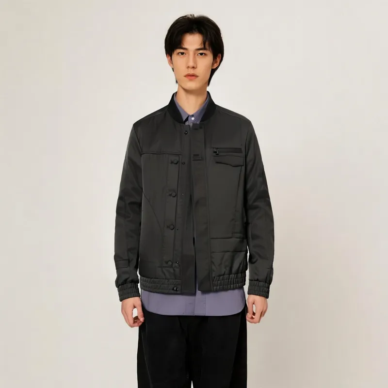 ANDREW MACKENZIE Puffer Jacket Men's Black-2