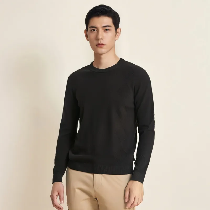 ANDREW MACKENZIE Sweater Men's Black-2