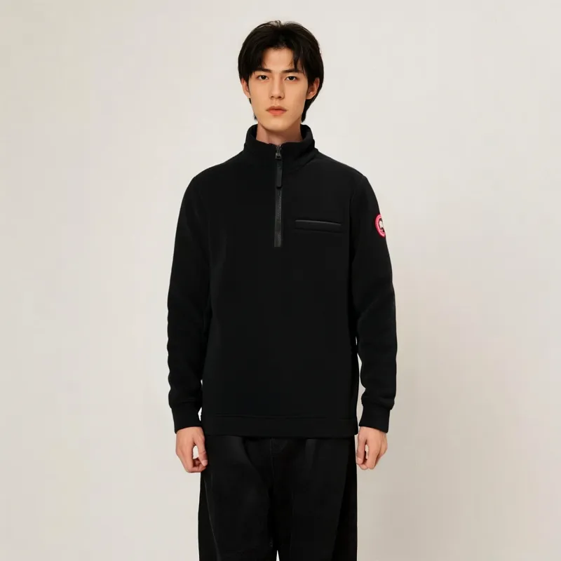 Canada Goose Lawson Logo print Fleece Sweatshirt-3