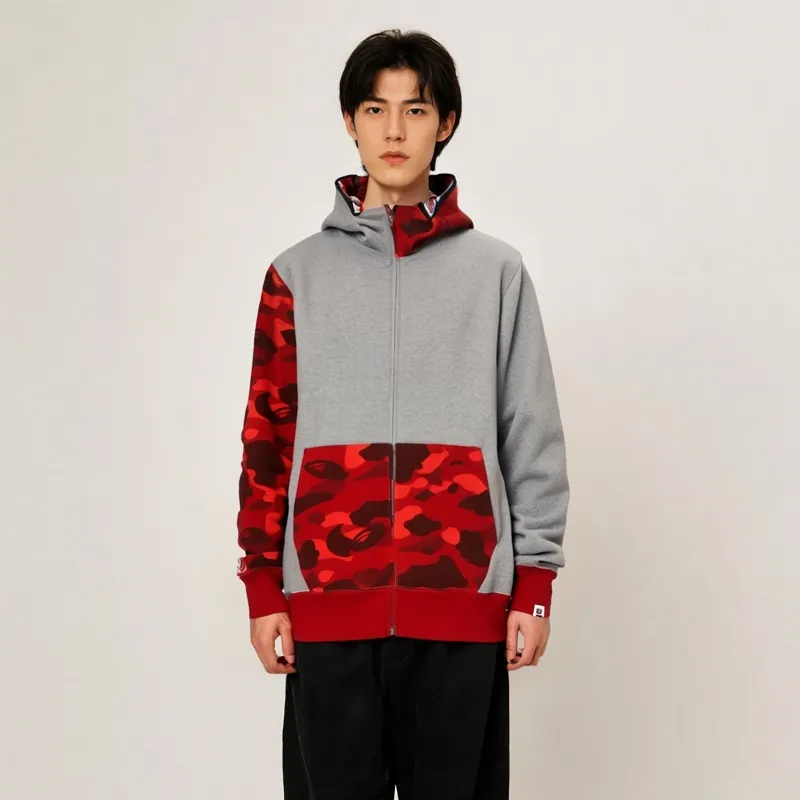 Bape Color Camo Shark Full Zip Hoodie FW23-5