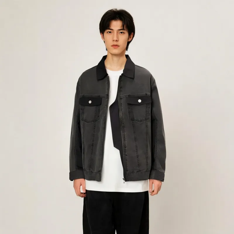 GAP Jackets Men Black-2