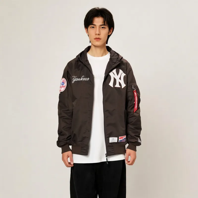 New Era x Alpha Industries FW24 Jacket Unisex Brown-3