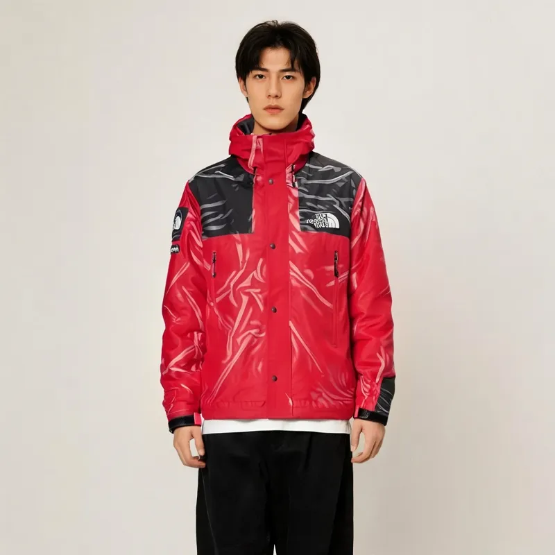 Supreme The North Face Printed Taped Seam Shell Trompe L'oeil Jacket-7