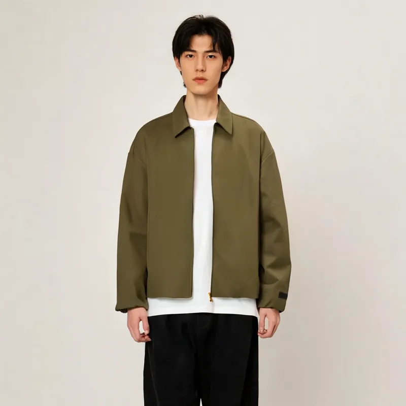 Fear Of God Essentials Textured Nylon Trucker Jacket-2