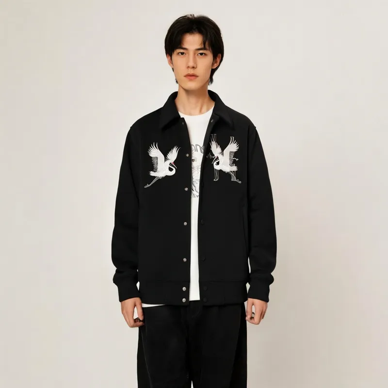 MEDM Jackets Coats Unisex Black-2