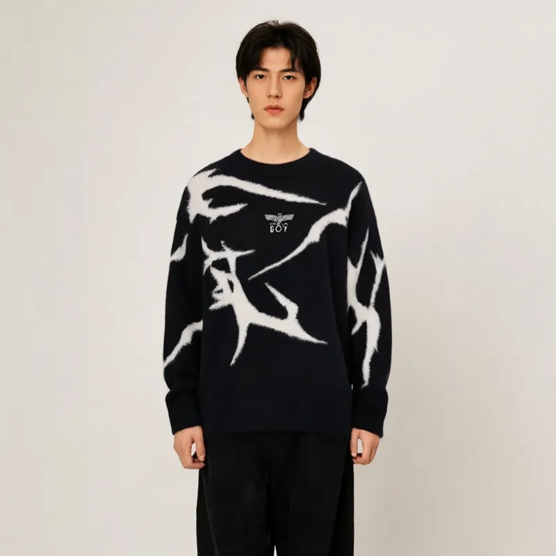 Boy London Sweater Unisex Black-1