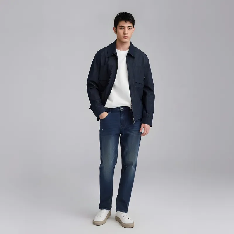 PEACEBIRD MEN Jeans Men Blue-2