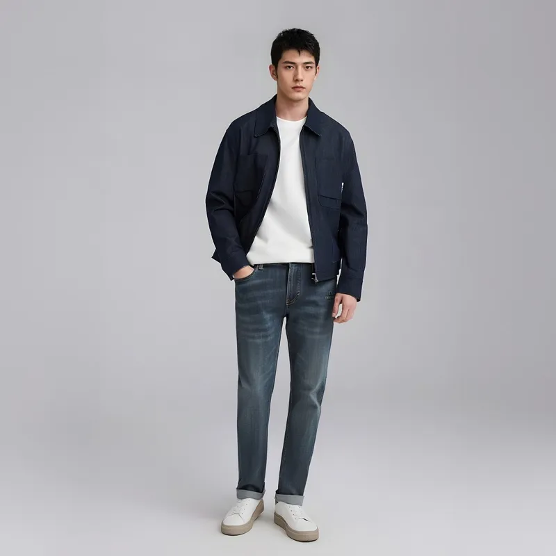 C'N'C New Order & Classics Series Jeans Men's Denim Blue-2