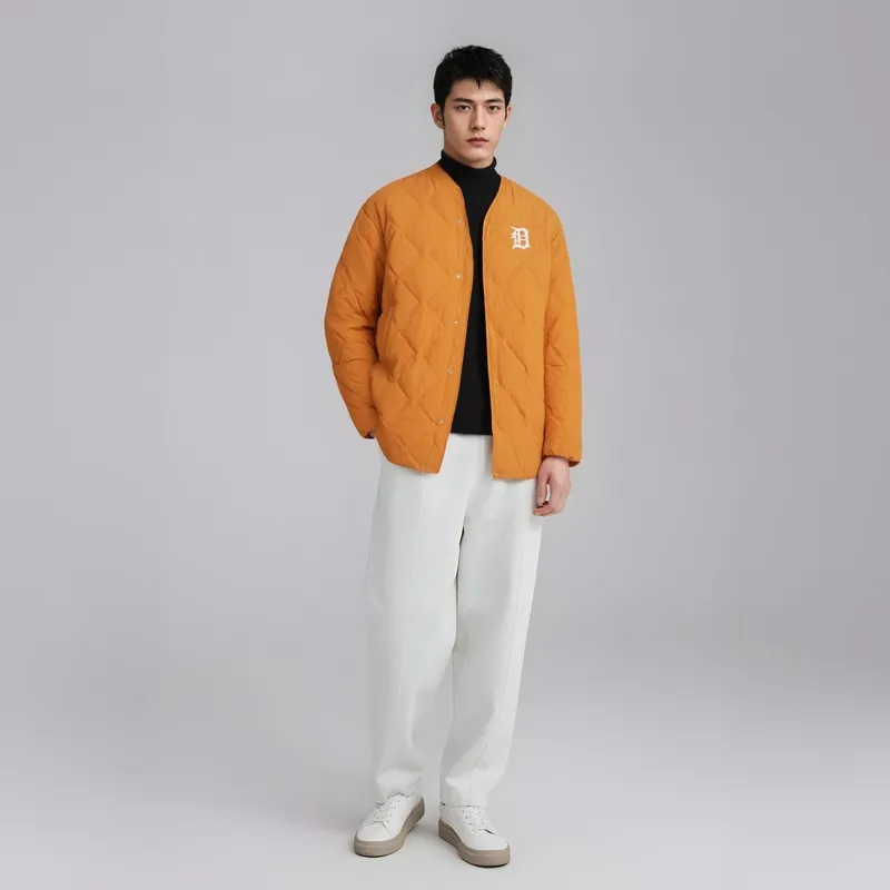 New Era Down Jackets Unisex Orange-2