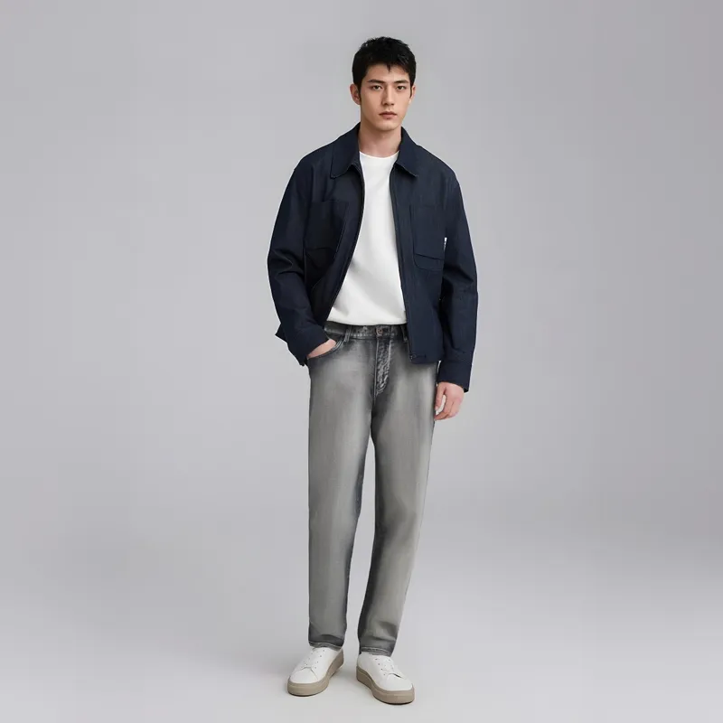 ANDREW MACKENZIE SS24 Jeans Men's Gray-2