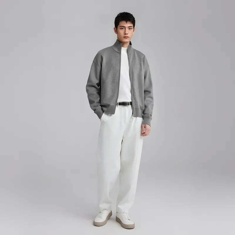 ZARA Jackets Coats Men's Zebra Print Gray-2
