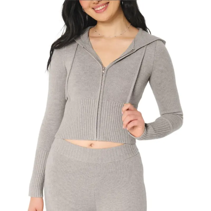 Hollister Sweater Women's Light Stone South Mocha-1