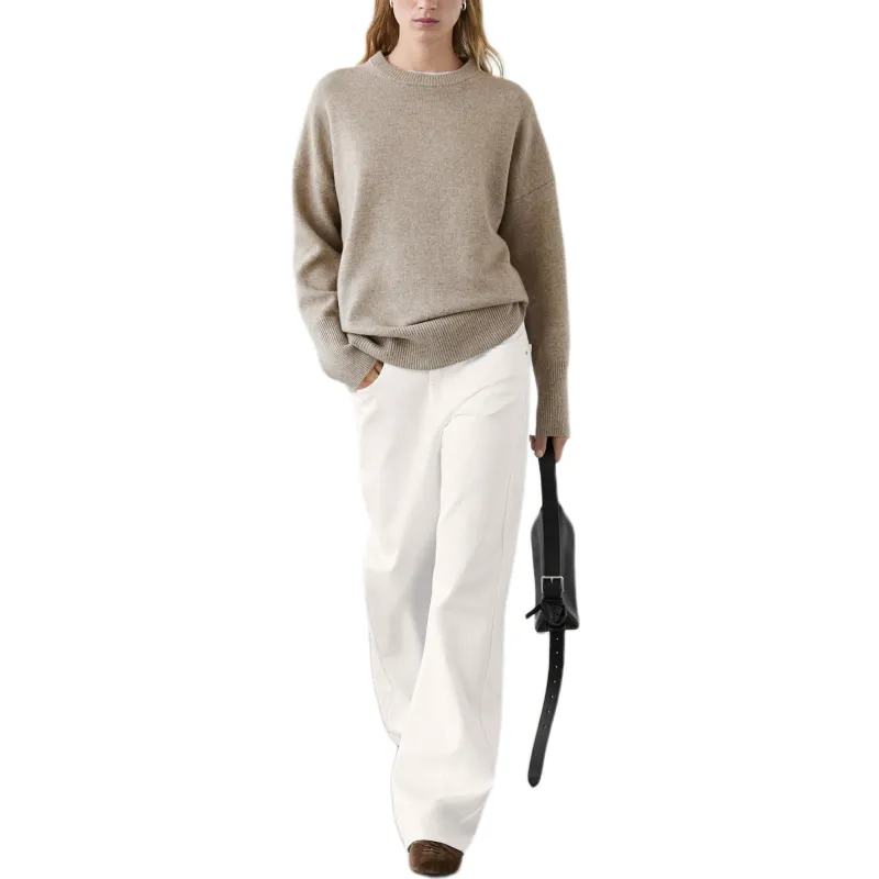 Massimo Dutti Sweater Women's Gray Brown-2
