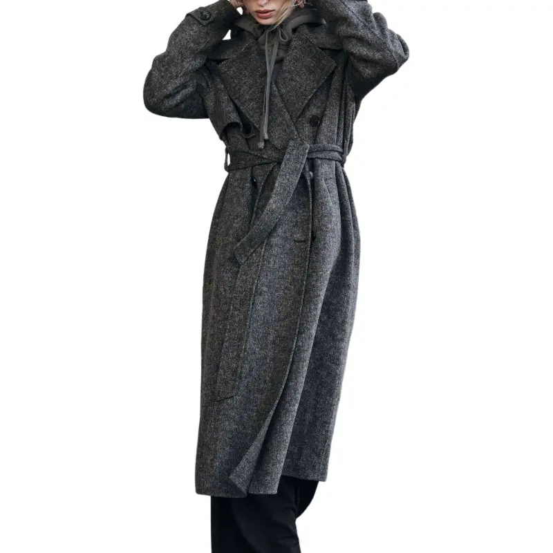 ZARA Coats Women's Dark Gray-1