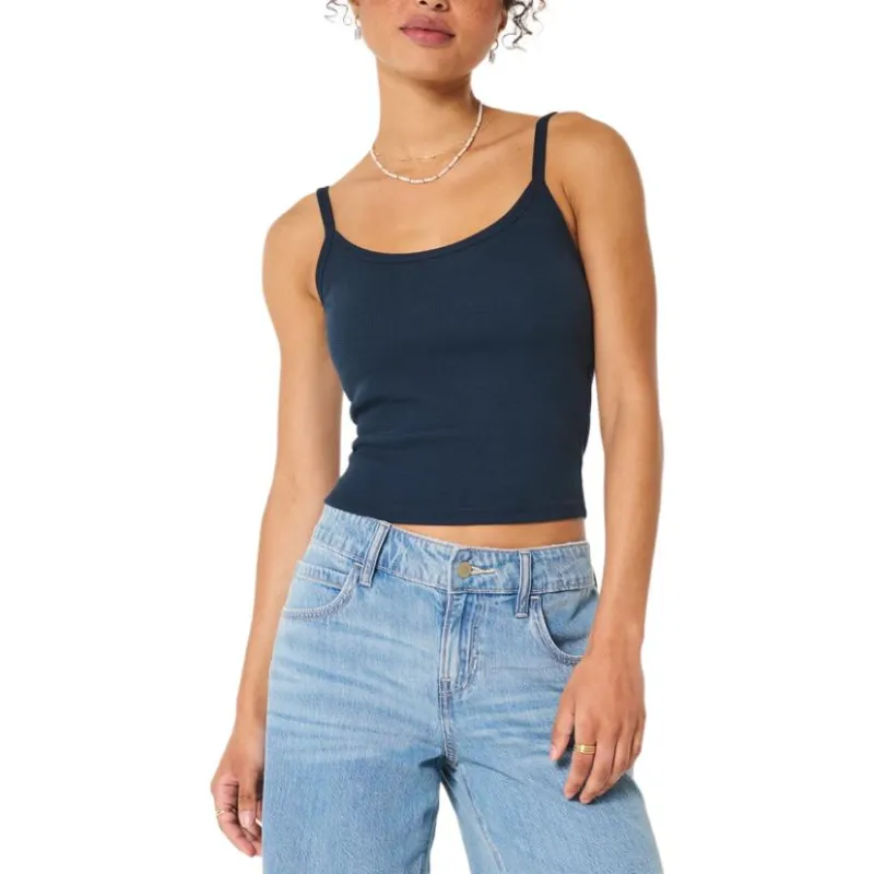 Hollister Tank Tops Women's Marine Blue-1