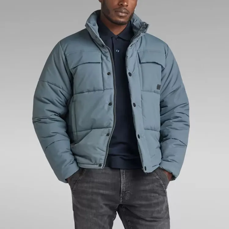 G STAR RAW Puffer Jacket Men's Haze Blue-1