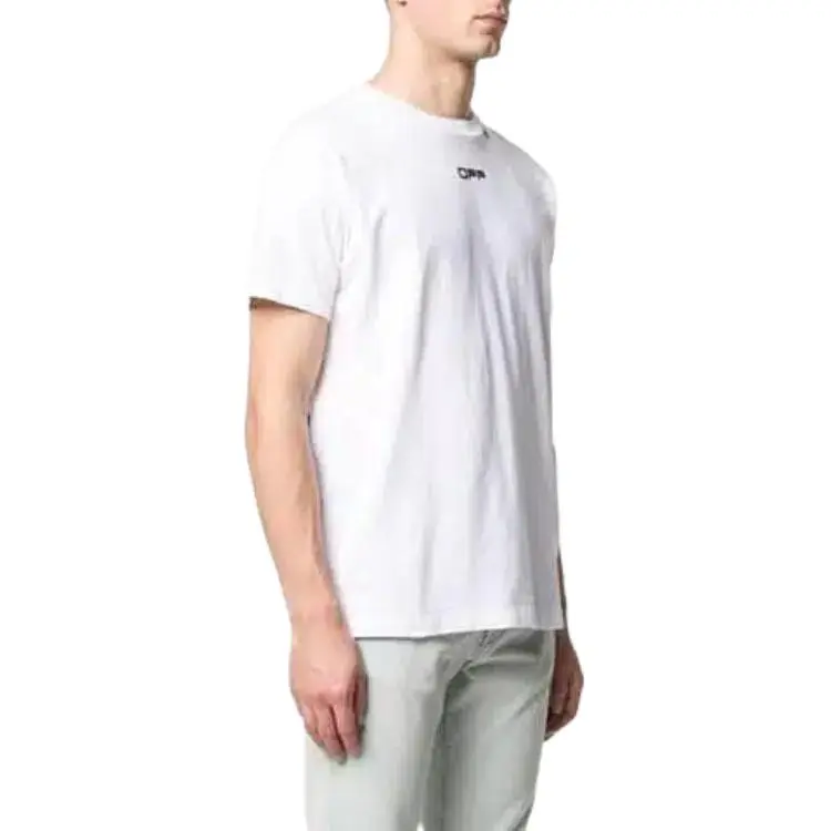 OFF WHITE Slim Fit Caravaggio Square T Shirt-1