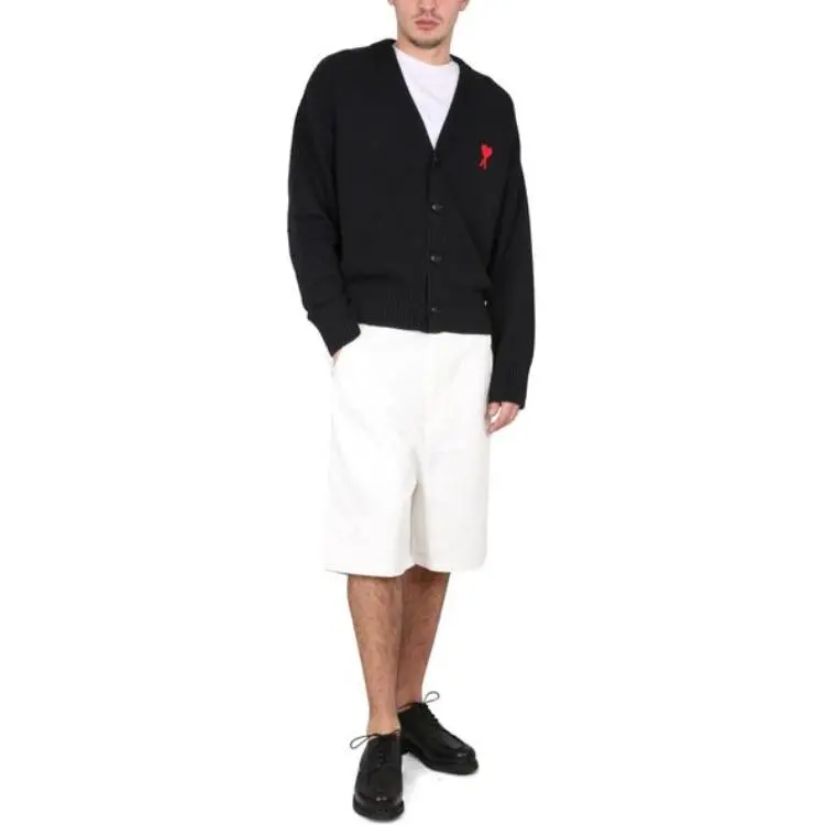 AMIPARIS Logo Patch Bermuda Shorts-4