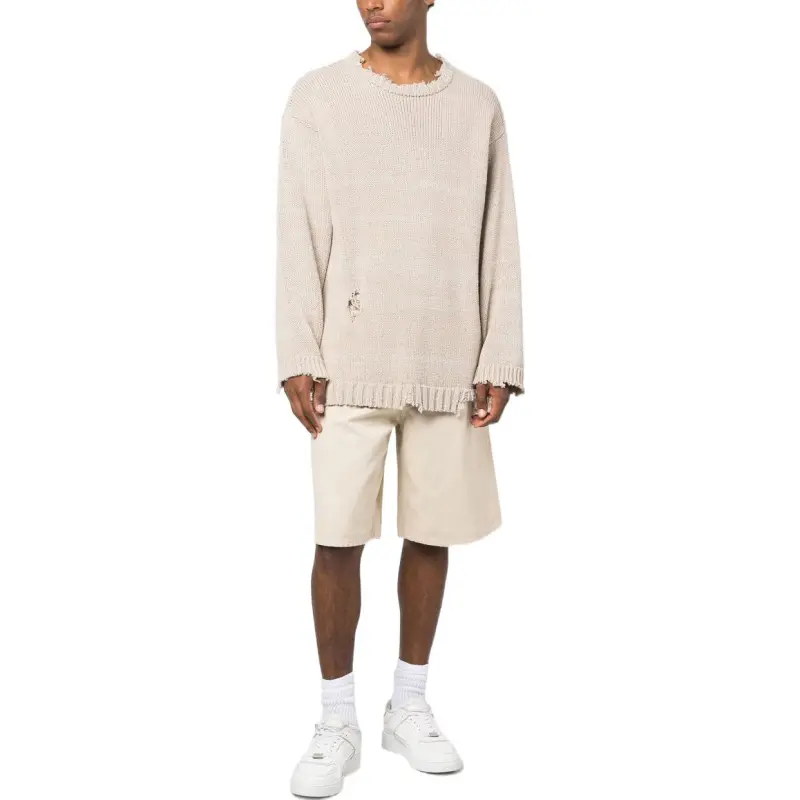 OFF WHITE Wave Off Canvas Utility Shorts-3