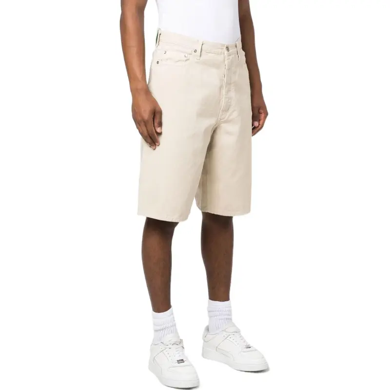 OFF WHITE Wave Off Canvas Utility Shorts-1