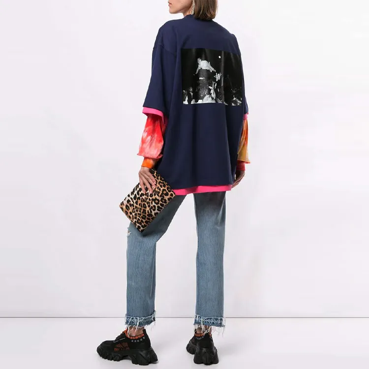WE11DONE T Shirt Unisex Navy Blue-1