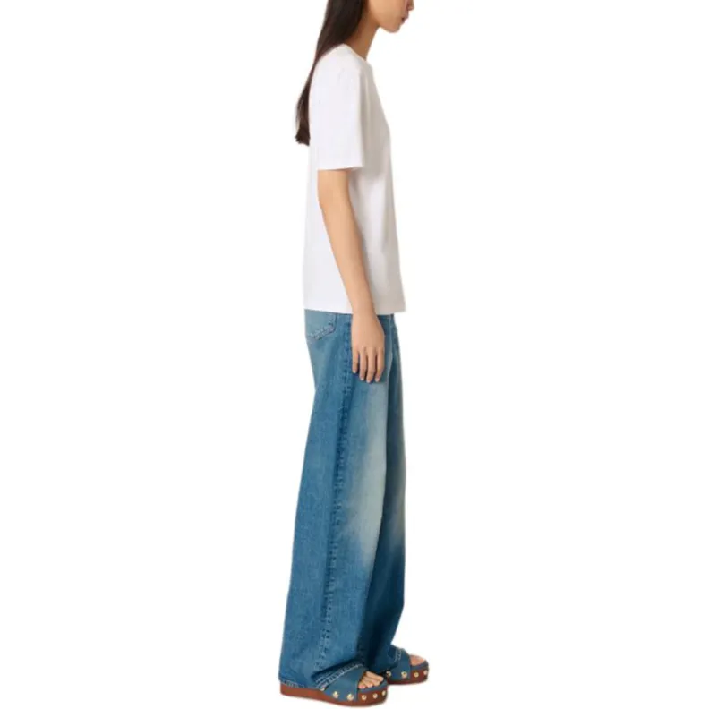 Maje Embroidered T shirt-1