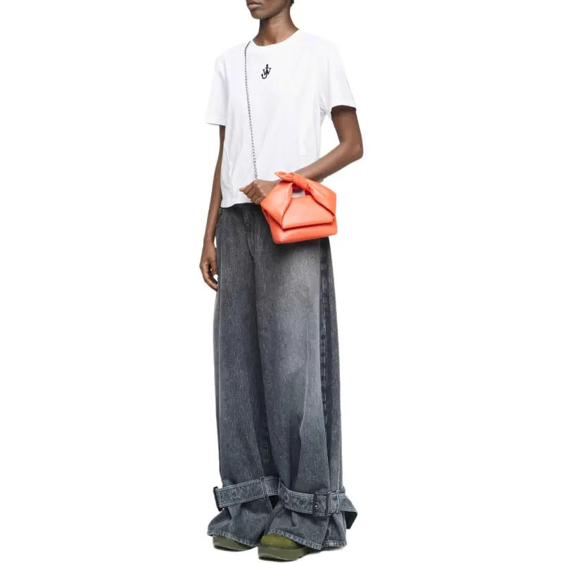 JW Anderson Anchor embroidered T shirt-1