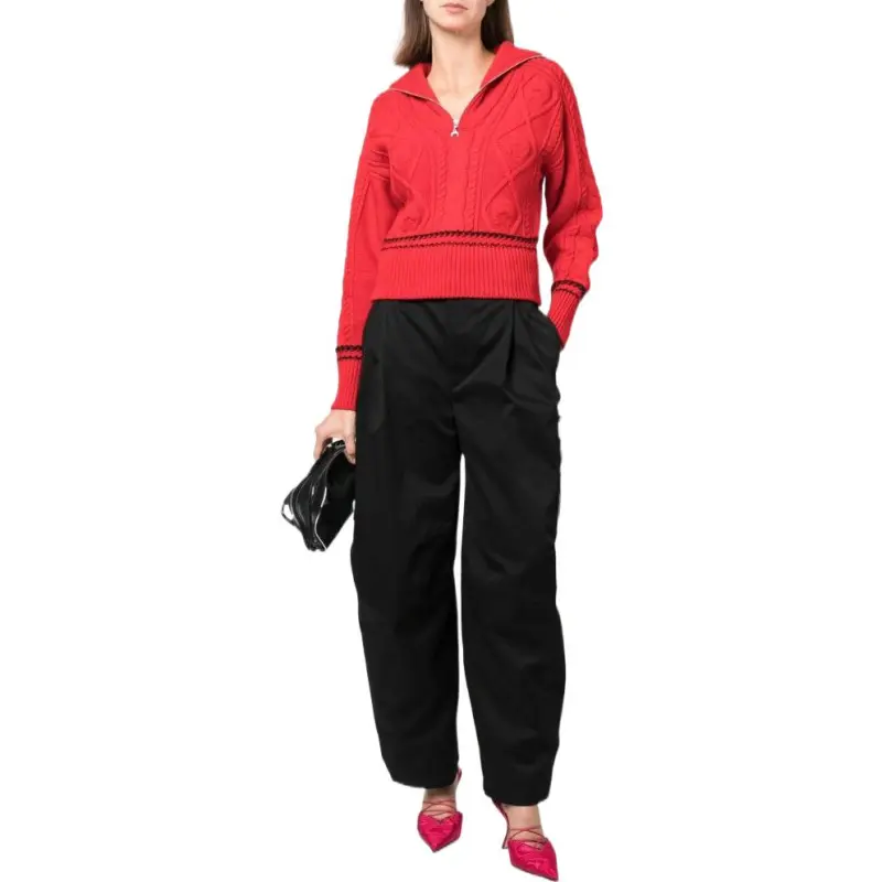 Marine Serre Sweaters Women's Red-3