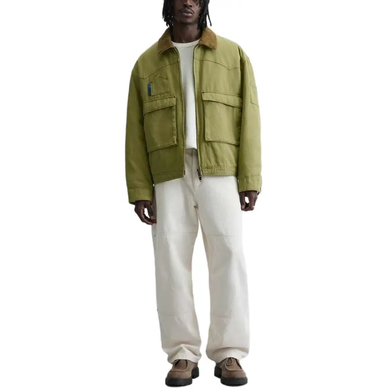 ZARA Jackets Coats Men's Light Green-4