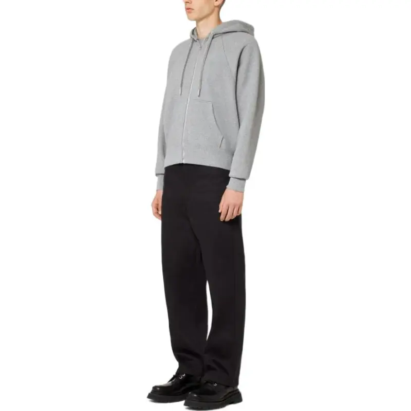 AMIPARIS Tonal Big Zip Hoodie-1