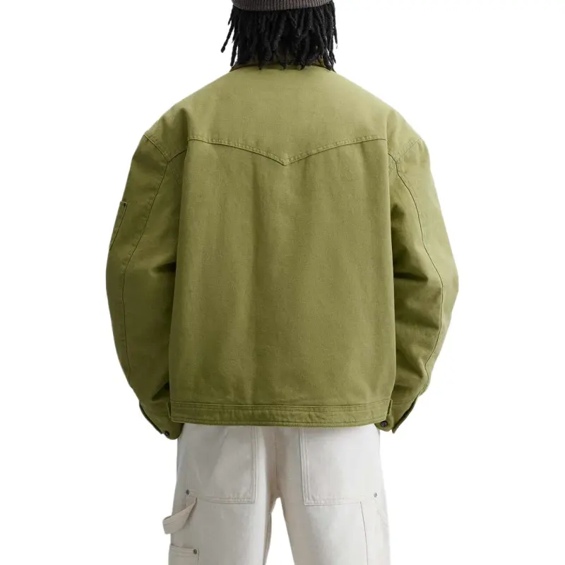 ZARA Jackets Coats Men's Light Green-3