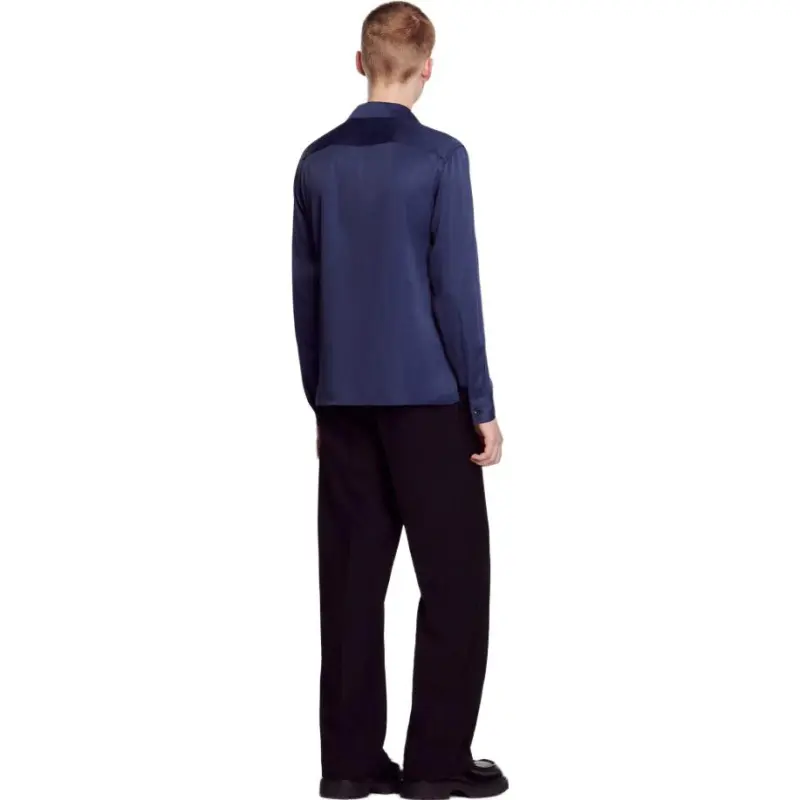 Sandro Shirts Men Blue-2
