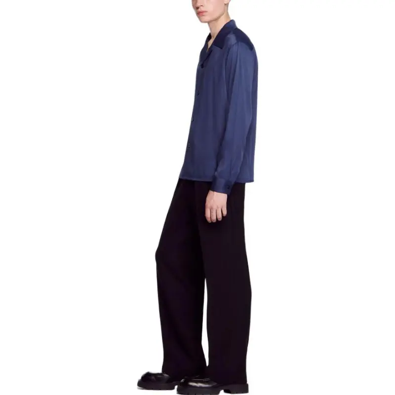 Sandro Shirts Men Blue-1