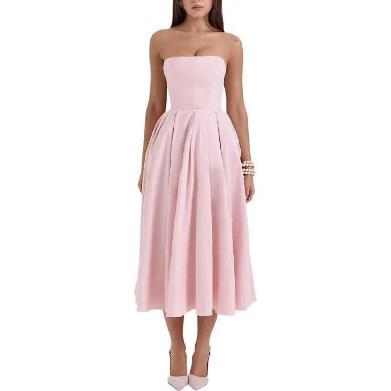 HOUSE OF CB Contessa Sleeveless Dress Women's Parisian Pink-5