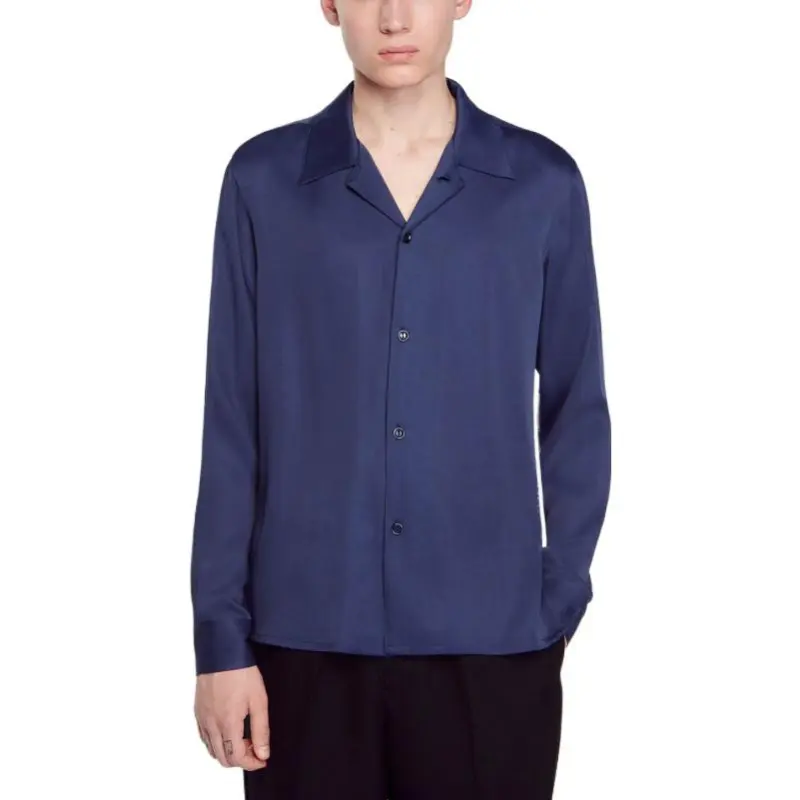 Sandro Shirts Men Blue-3