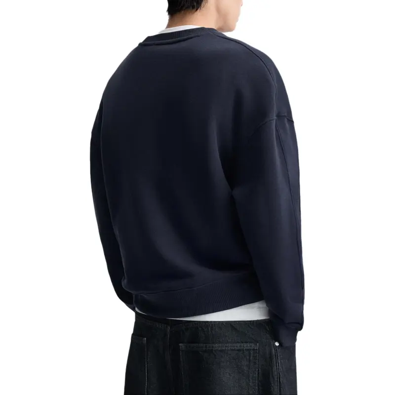 ZARA Sweatshirts Men Sea Blue-3