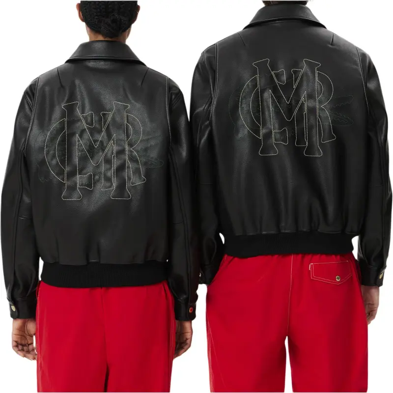 LACOSTE Maison Château Rouge Collaboration Jackets Unisex Black-2
