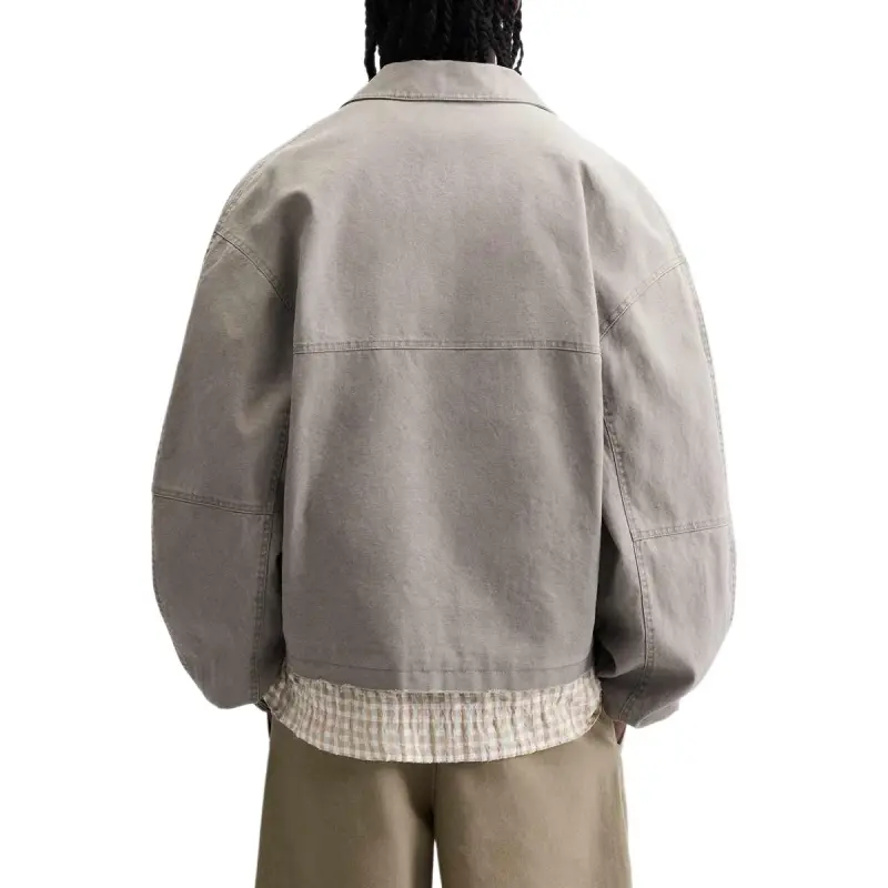 ZARA Jackets Men Gray-2