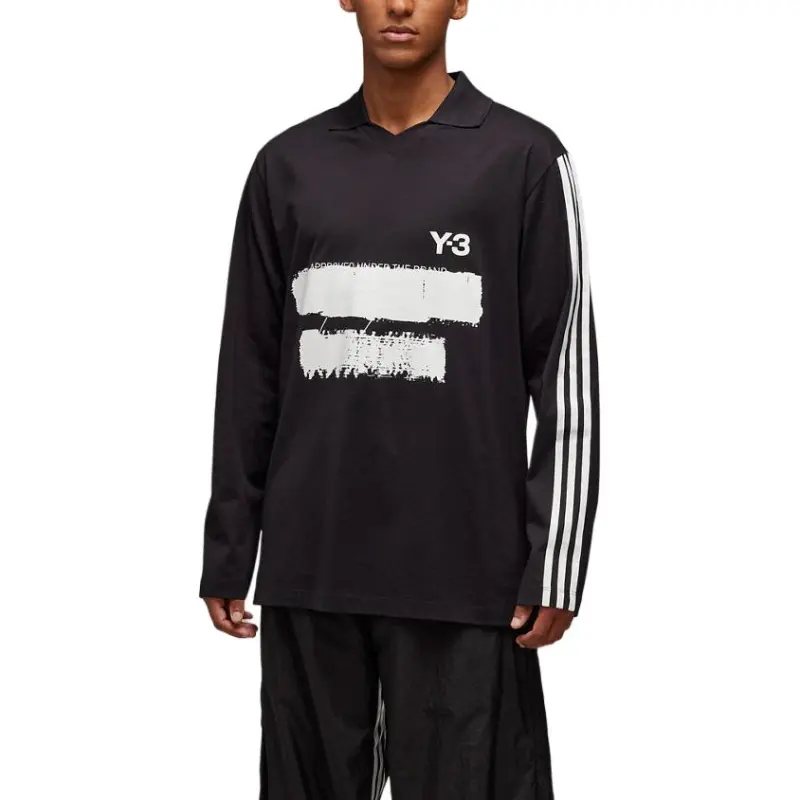 Adidas Free Shipping With AdiClub Y 3 Graphic Logo Long Sleeve Tee-4